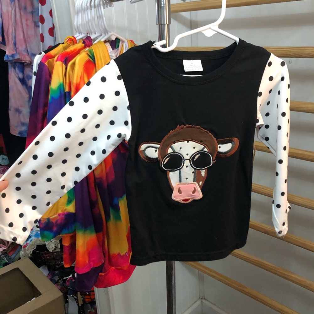 Unisex Cow Top